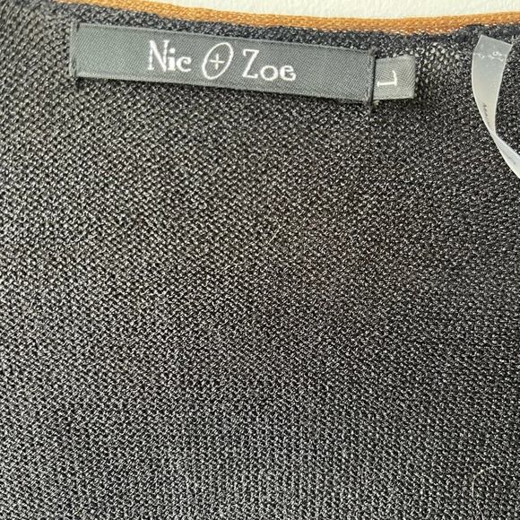 Nic+Zoe | 100% Silk Tie Front Cardigan Wrap Quiet Luxury - Picture 4 of 6